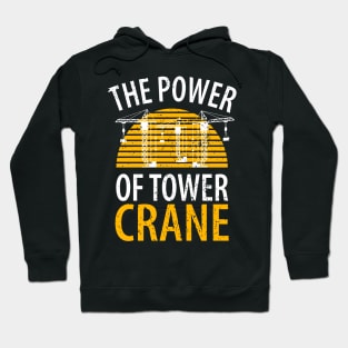 crane driver father father's day construction work Hoodie